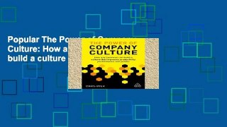 Popular The Power of Company Culture: How any business can build a culture that improves