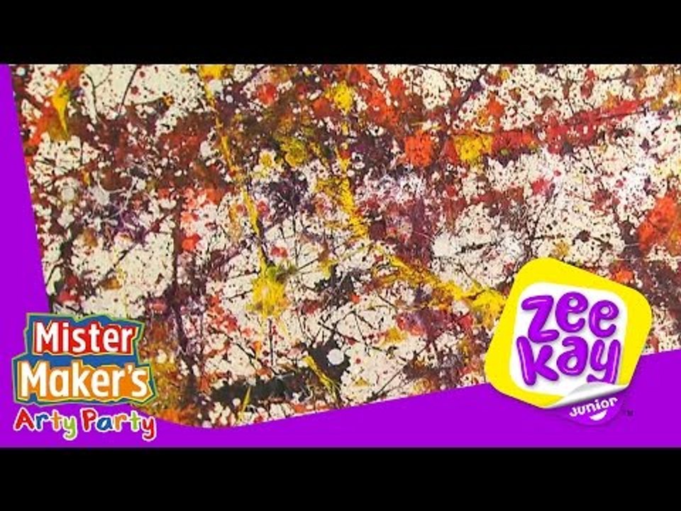 Jackson Pollock | Arty History | Mister Maker | ZeeKay Junior