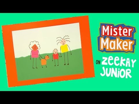 Sponge Square Make | Mister Maker’s Arty Party | ZeeKay Junior