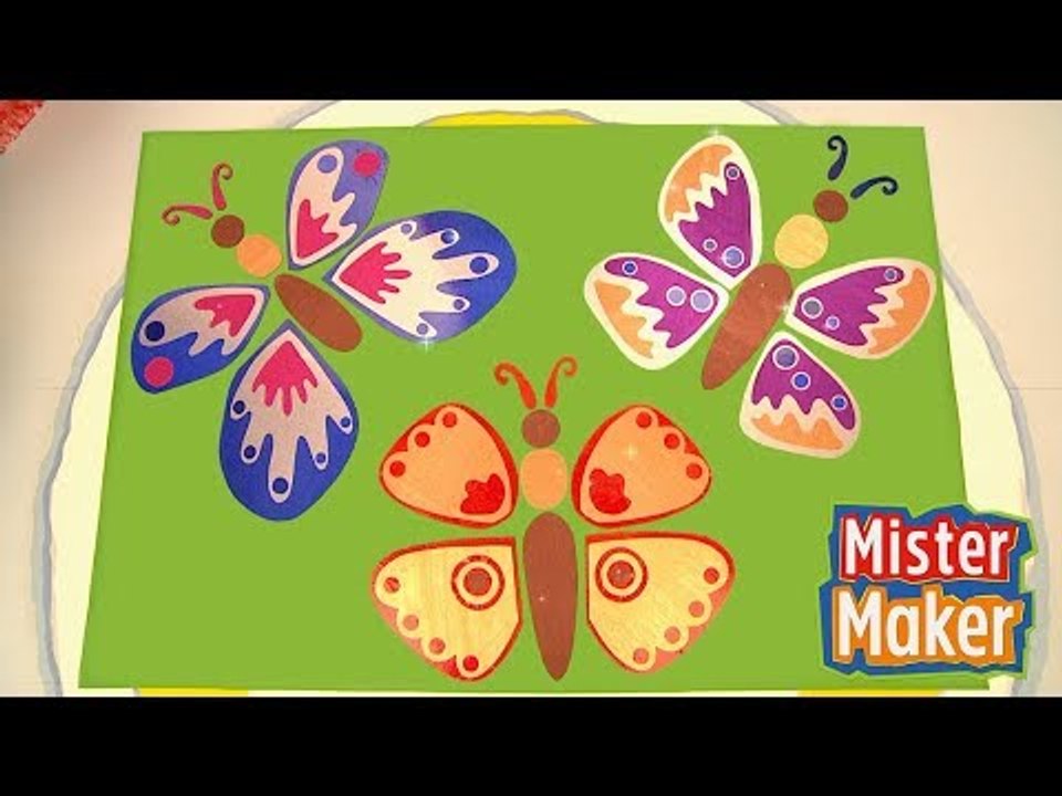 Giant Glitter Butterflies