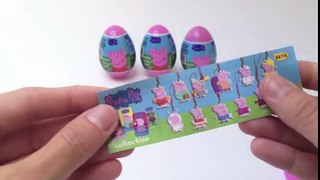 Tv cartoons movies 2019 4 Peppa Pig Surprise Eggs Unboxing - Kidstvsongs Toy Review