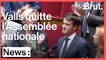 Les derniers mots de Manuel Valls à l'Assemblée nationale