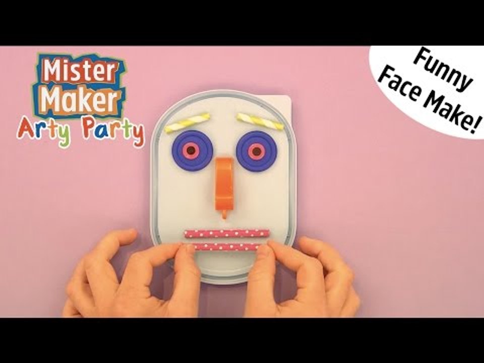 Funny Face Make | Arty Party | Mister Maker