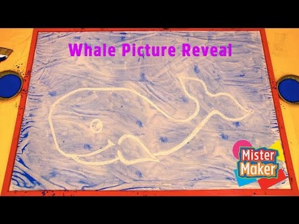Whale Picture Reveal | Arty Party | Mister Maker