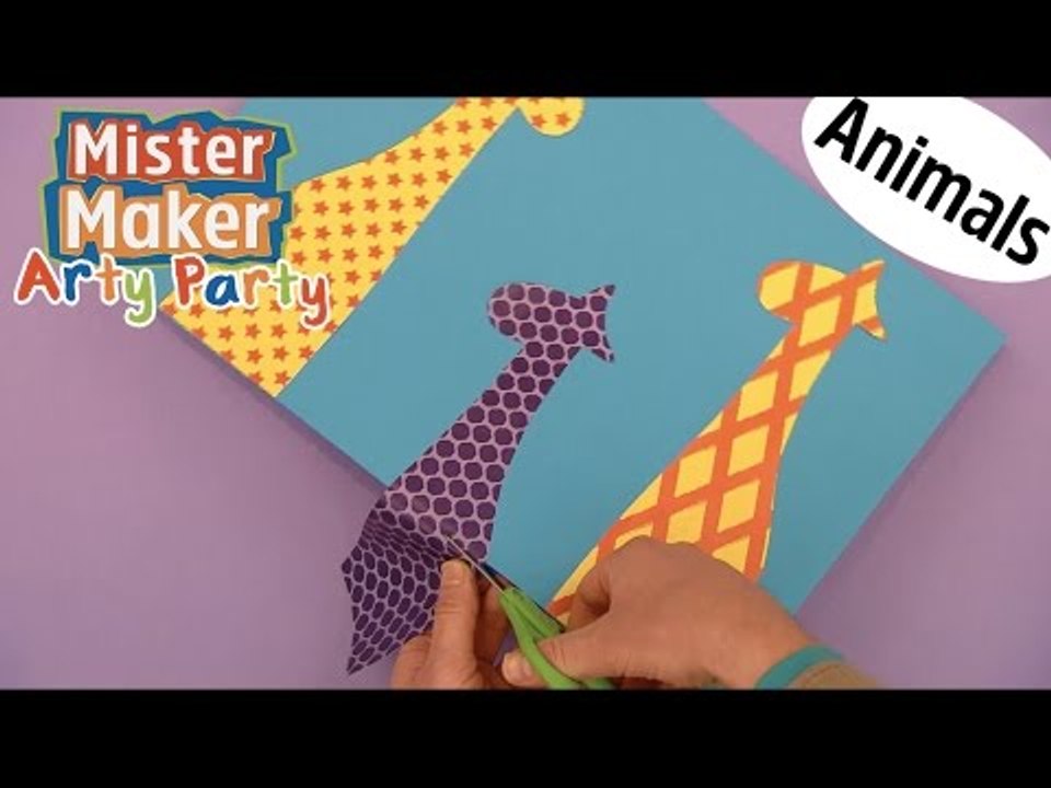 How to Make Colour Animal Shapes! | Arty Party | Mister Maker