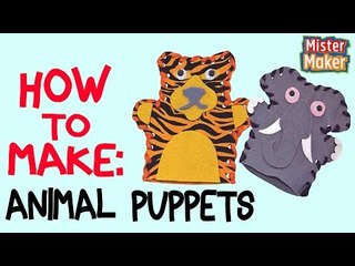 HOW TO MAKE: Hand Puppets with Mister Maker!