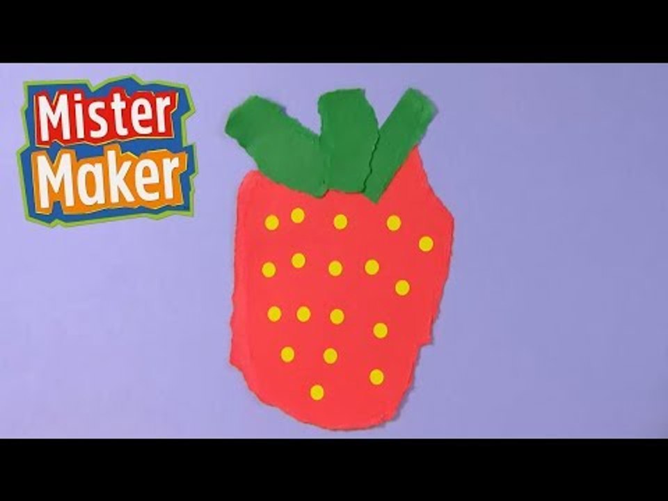 Torn Paper Fruit Make