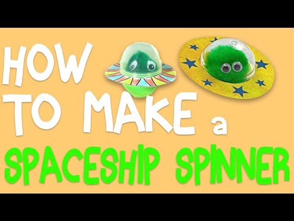 Learn How To make a Spaceship Spinner with Mister Maker!
