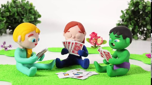 Tv cartoons movies 2019 BABY HULK COOKING PIZZA ❤ Spiderman, Hulk & Frozen Elsa Play Doh Cartoons For Kids