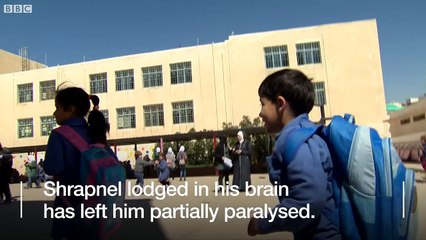 Meet Mustafa- Orphaned, disabled and determined - BBC News