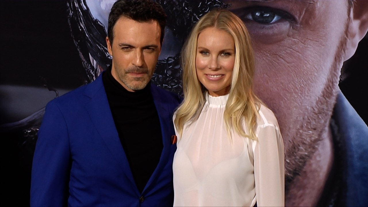 Reid Scott and Elspeth Keller "Venom" World Premiere Black Carpet