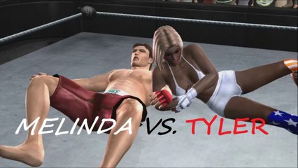 MELINDA VS. TYLER MIXED WRESTLING