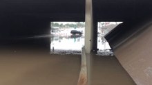 Rain Floods Phoenix Highway Underpass