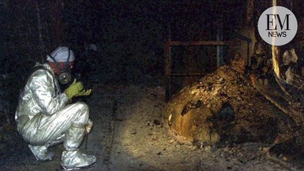 Así es la masa radioactiva más peligrosa de Chernobyl