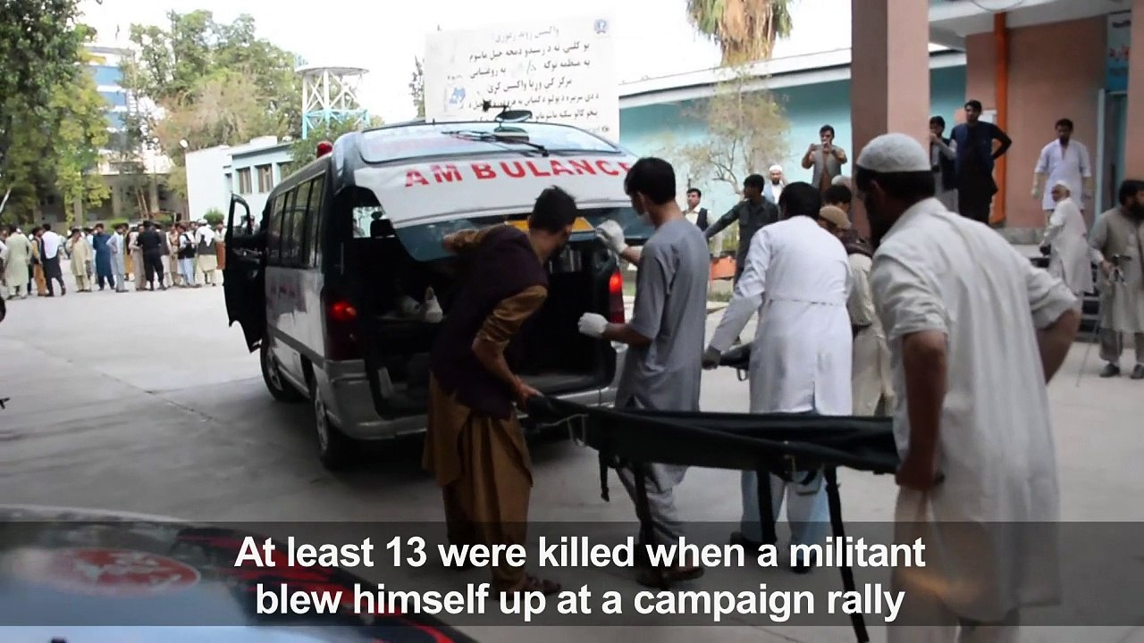 Suicide attack kills at least 13 during Afghan...