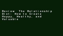 Review  The Relationship Diet: How to Create Happy, Healthy, and Valuable Relationships (At Home,
