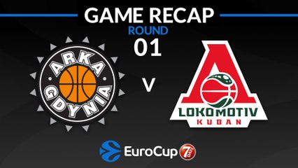 Highlights: Arka Gdynia - Lokomotiv Kuban Krasnodar
