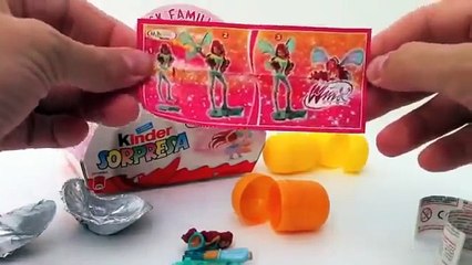 Tv cartoons movies 2019 Kinder Surprise Eggs Unboxing Winx Club