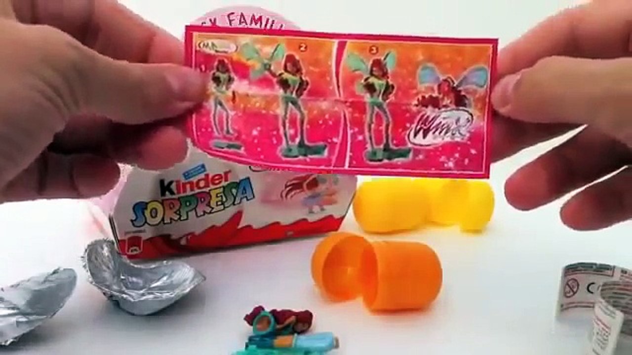 Tv cartoons movies 2019 Kinder Surprise Eggs Unboxing Winx Club
