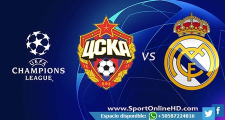 CSKA MOSCU vs REAL MADRID | Resumen 1-0 | UEFA Champions League | 02-10-2018