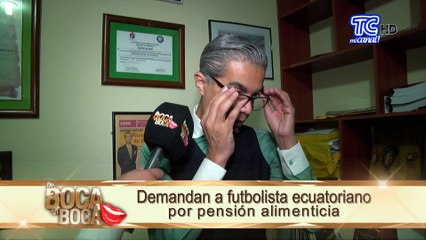 Giovanni Dupleint nos comenta que demandarían a un futbolista por alimentos