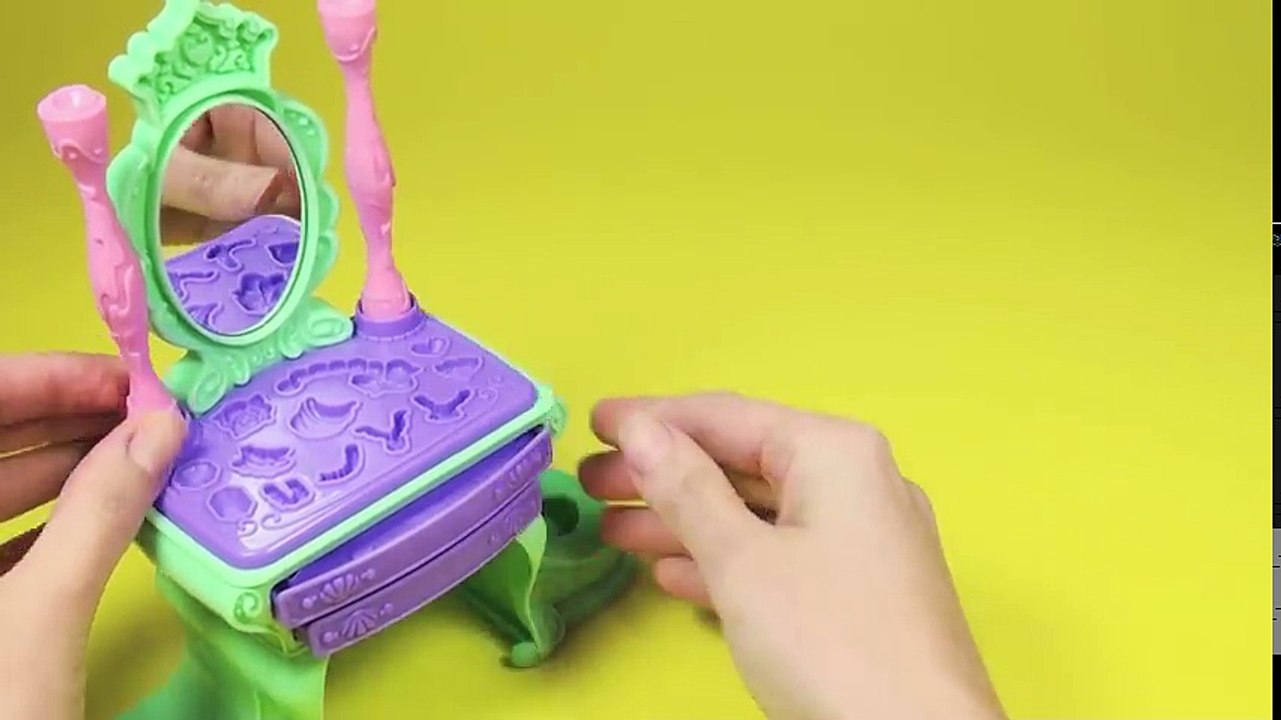 Tv cartoons movies 2019 Play-Doh Disney Princess Ariel's Royal Vanity Playset Playdough Ariel Royal Vanity Kit