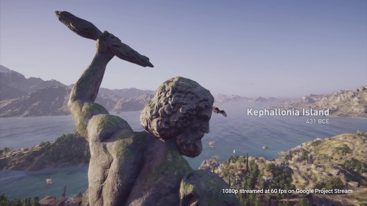 Extrait / Gameplay - Assassin's Creed Odyssey - Extrait de Gameplay sur Google Project Stream