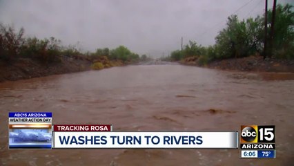 Black Canyon City hit with heavy flooding during Rosa storm