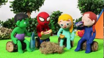 Tv cartoons movies 2019 SUPERHERO BABIES GO CAMPING ❤ Spiderman, Hulk & Frozen Elsa Play Doh Cartoons For Kids (2)