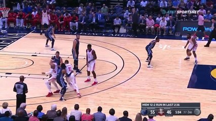 Clint Capela goes up to get it and finishes the oop in the second quarter