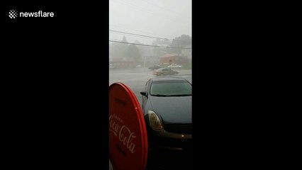 Hailstorms and tornadoes bear down on central Pennsylvania cities