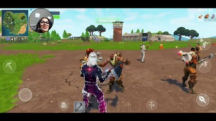 FIRST TIME PLAYING FORTNITE WITH THE GALAXY SKIN