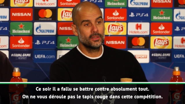 Groupe F - Guardiola : Impossible de remporter les demies si l'on ne vit pas cela