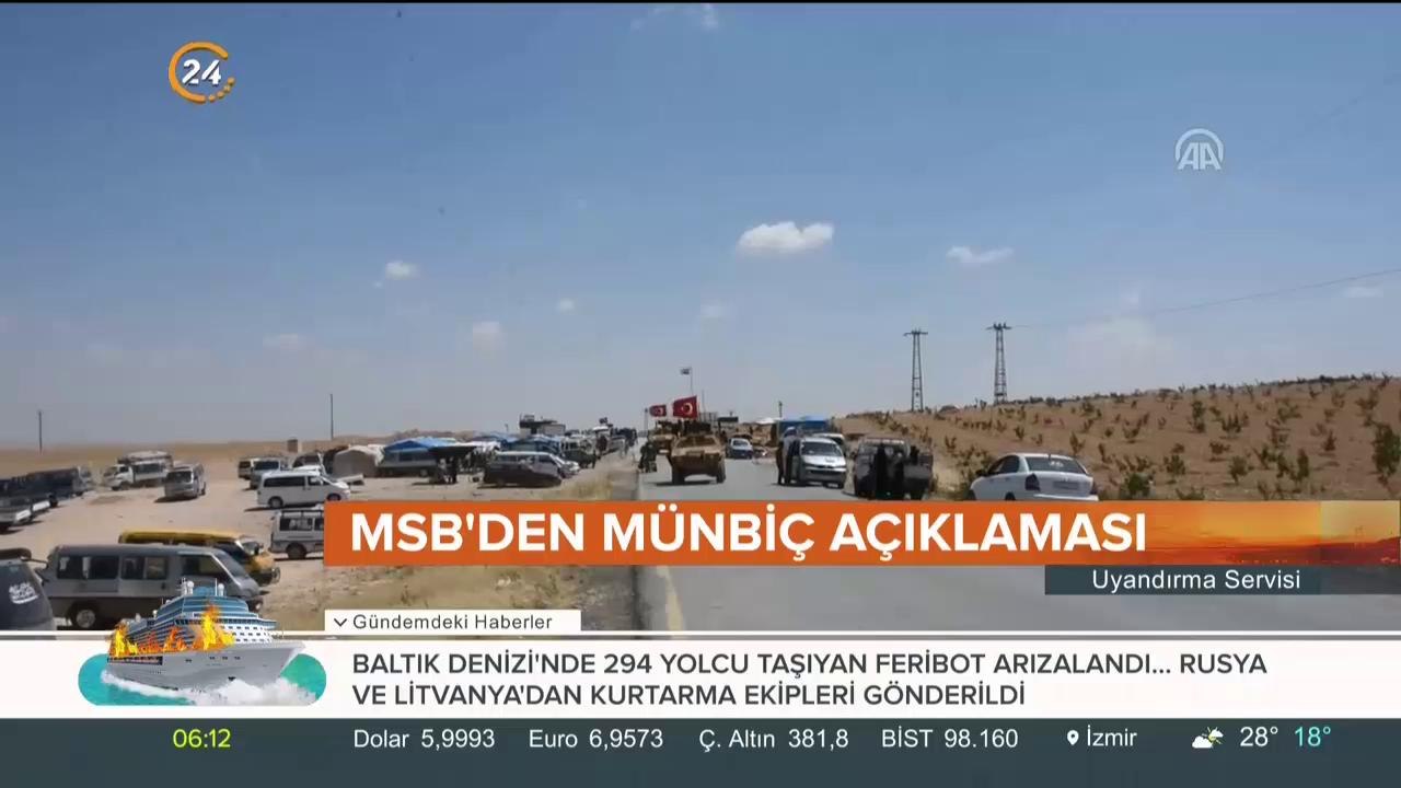 Milli Savunma Bakanlığı'ndan Münbiç açıklaması