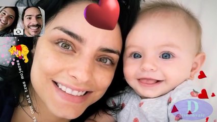 Mauricio Ochmann sale con su hija Lorenza y Aislinn Derbez se queda en la casa cuidando a Kailani