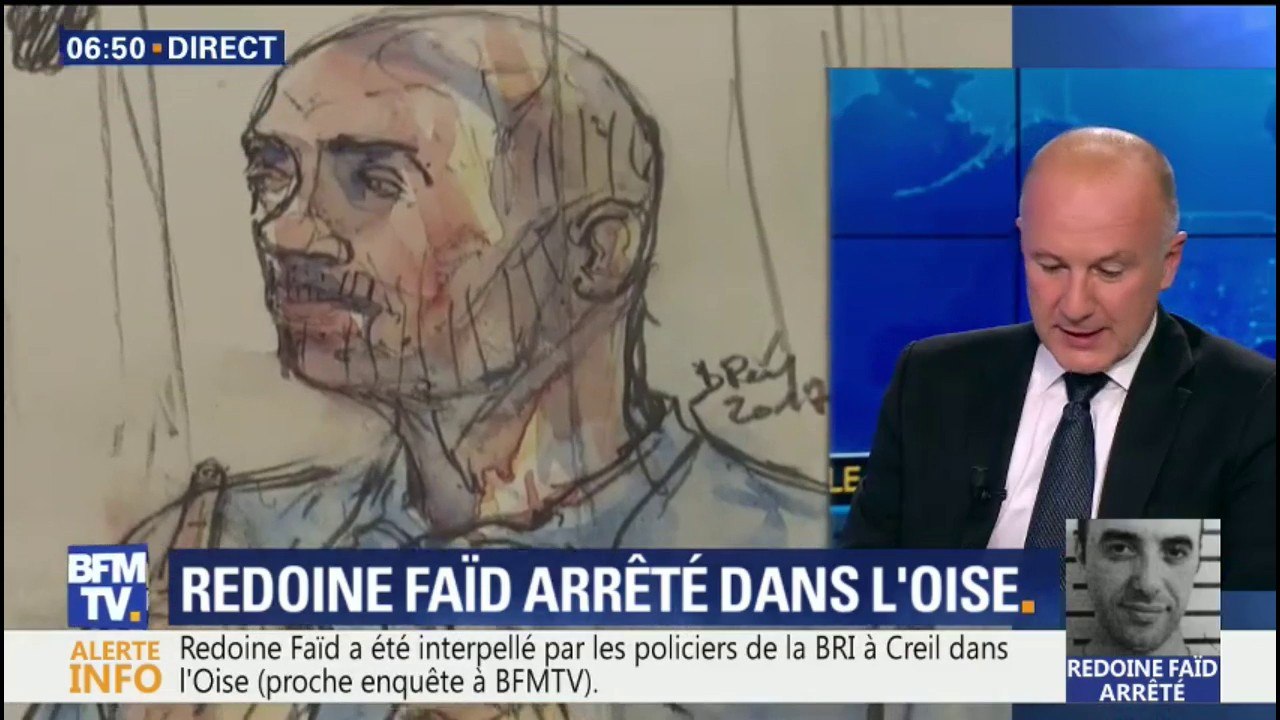 Détails de l’arrestation de Redoine Faïd : "Il était filé depuis quelques jours", explique Dominique Rizet, consultant Police Justice BFMTV