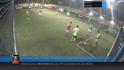 But de Alexandre (13-4) - Colombus Vs Accenture - 02/10/18 21:30 - Hiver 2018 loisir mardi
