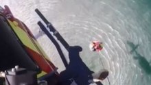 Helicopter Winches 76-Year-Old Man to Safety After Boat Runs Aground at Gold Coast Seaway
