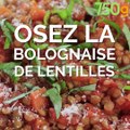 Ce soir, c'est spaghettis bolo... de lentilles La recette ➡