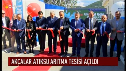 Akçalar Atıksu Arıtma Tesisi açıldı