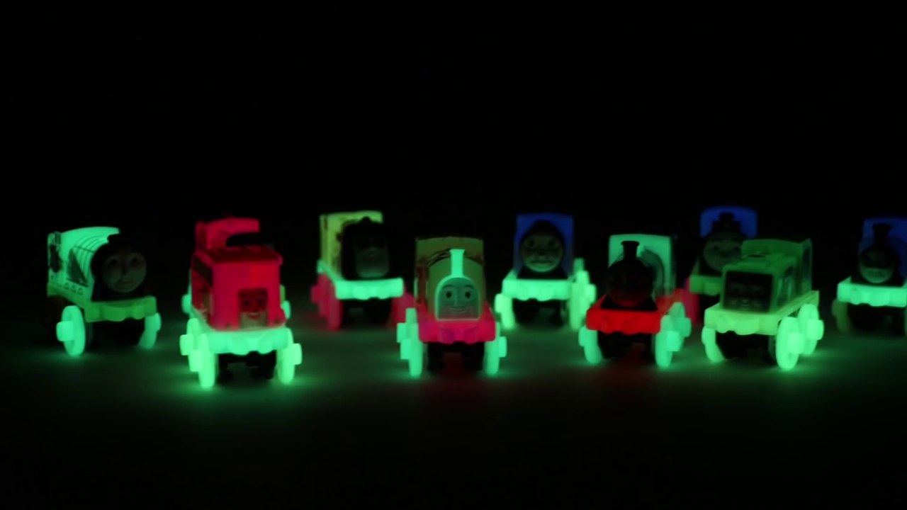 10 Glow-in-the-Dark Thomas Minis Trains from Thomas & Friends || Keith's Toy Box