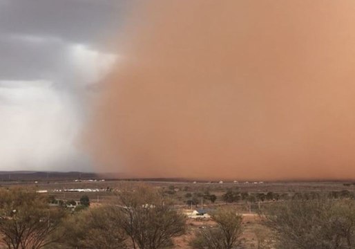 Dust Storm Hits Broken Hill, New South Wales
