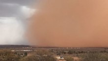 Dust Storm Hits Broken Hill, New South Wales