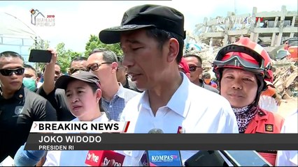 Jokowi Perkirakan 30 Korban Masih Tertimbun di Hotel Roa Roa