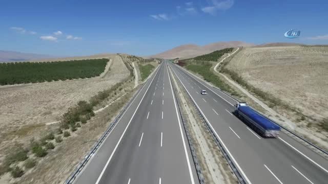 Pozantı-Niğde Otoyolu Havadan Görüntülendi
