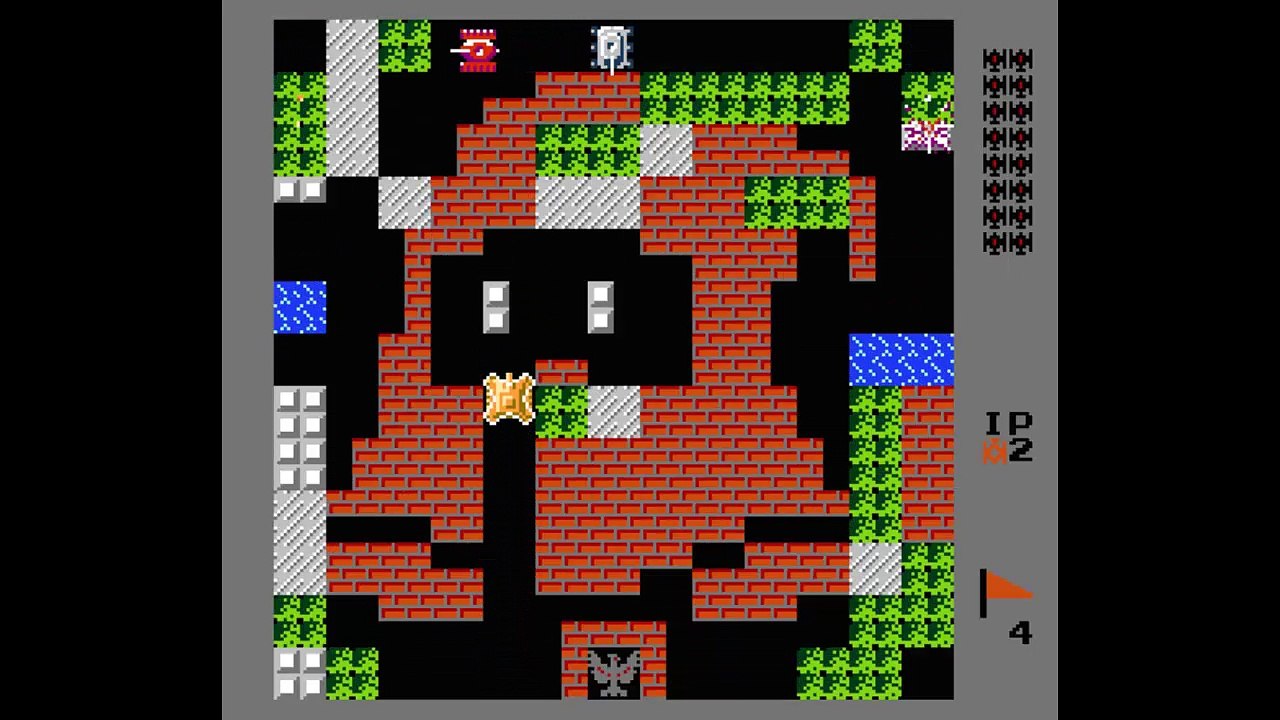 Tank 1990 Super Game VCD 300 Level 1-11 Gameplay