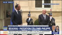 Passation de pouvoir: Édouard Philippe remercie Gérard Collomb et son 