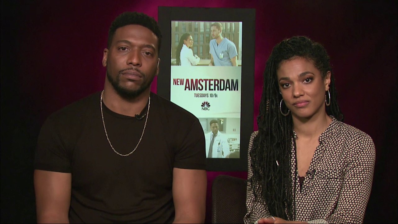IR Interview: Jocko Sims & Freema Agyeman For "New Amsterdam" [NBC]