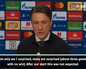 Kovac surprised by Bayern form slump