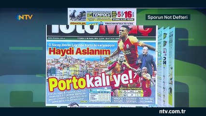 Sporun Not Defteri 3 Ekim 2018